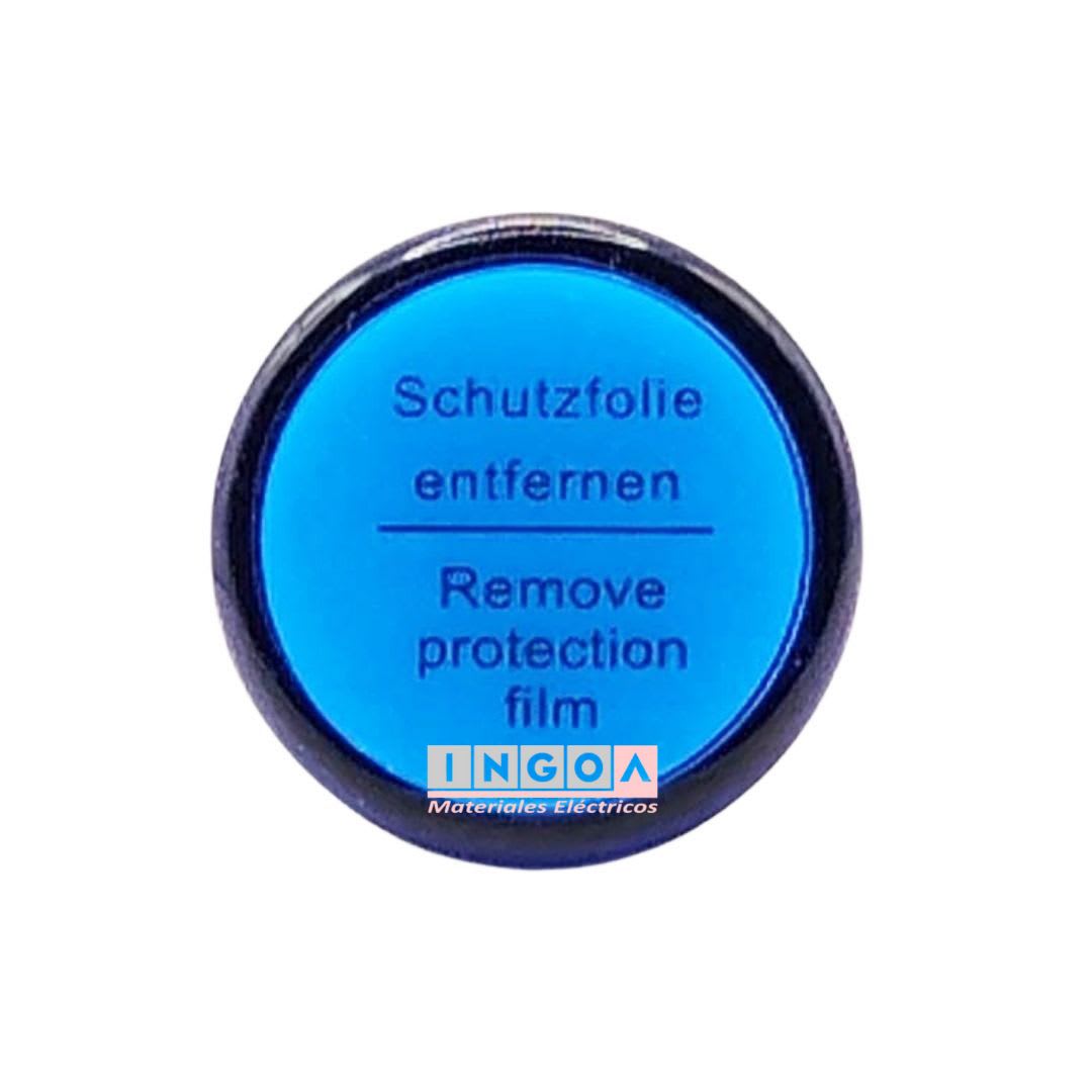 Luz Piloto Led Azul 220VAC 22mm - Vista 2
