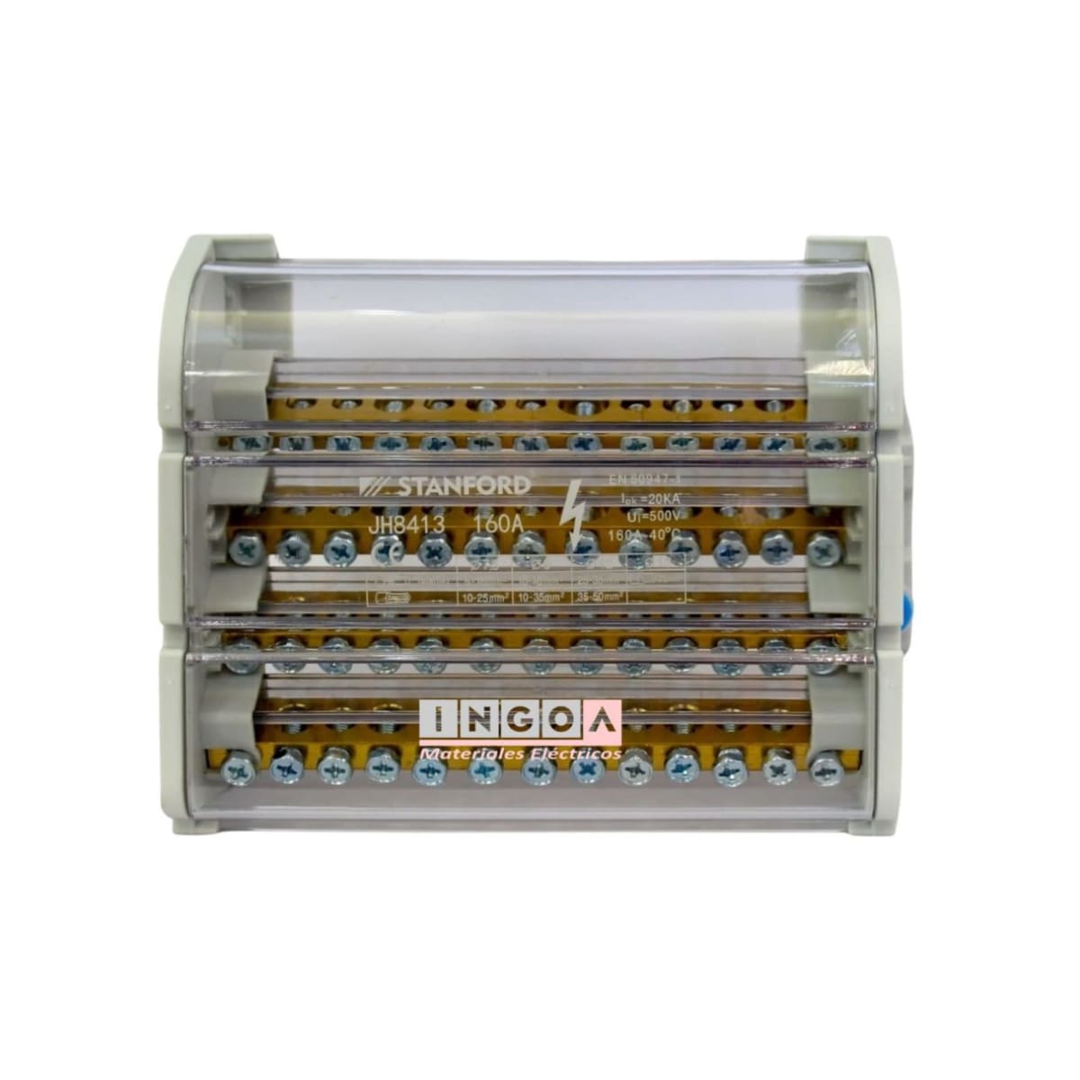 Repartidor Tetrapolar 13 Posic. 160A (Ocupa 11,5 Mod.) - Vista 2