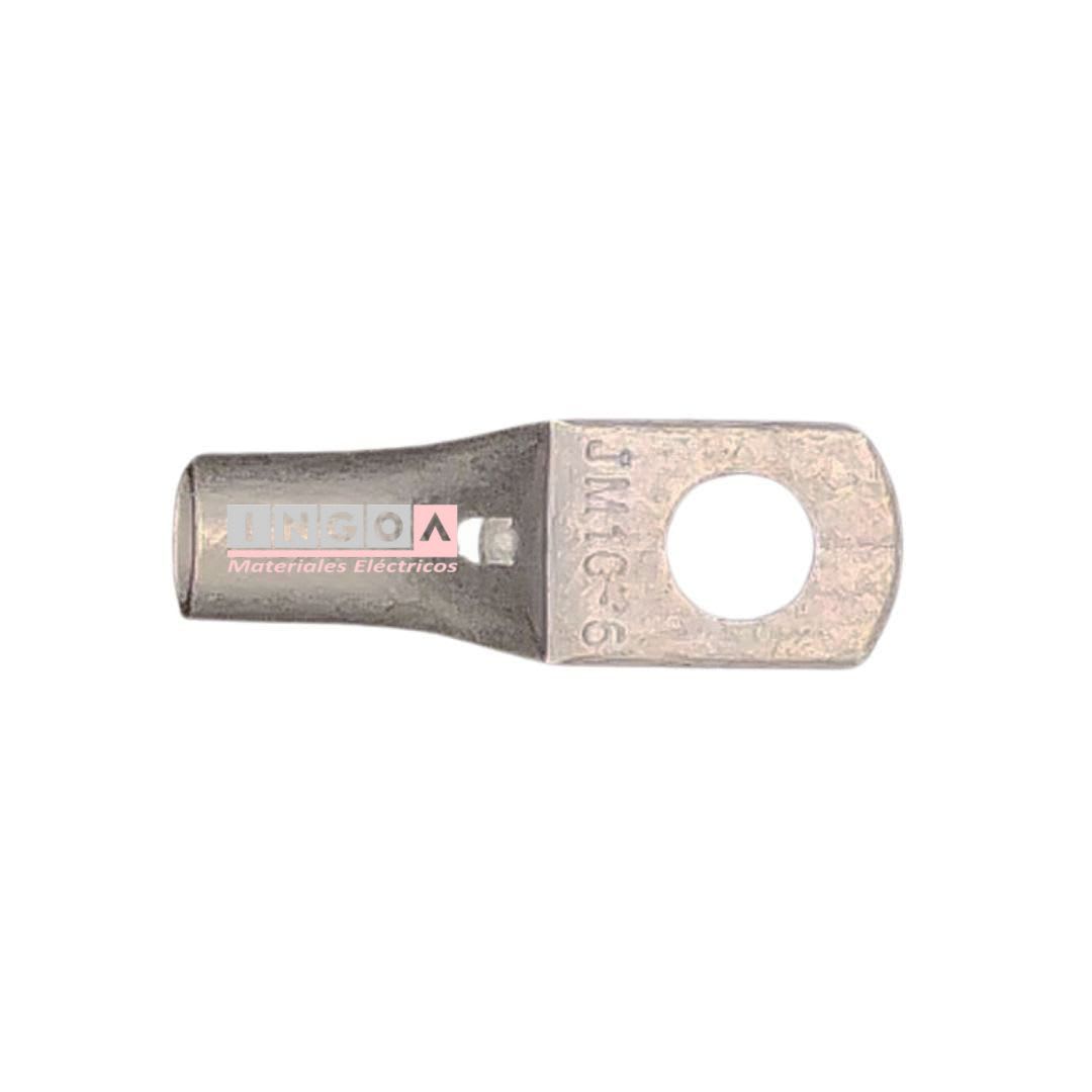 Terminal De Compresion Estandar 16mm2 (6 AWG) OJO 6MM2