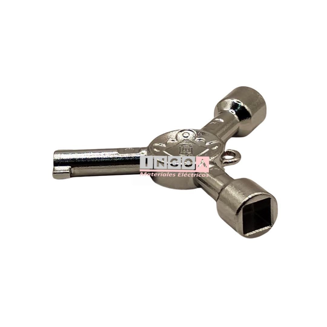 Multillave Metálica para Tableros - Triangulo, Cuadrado y Universal4