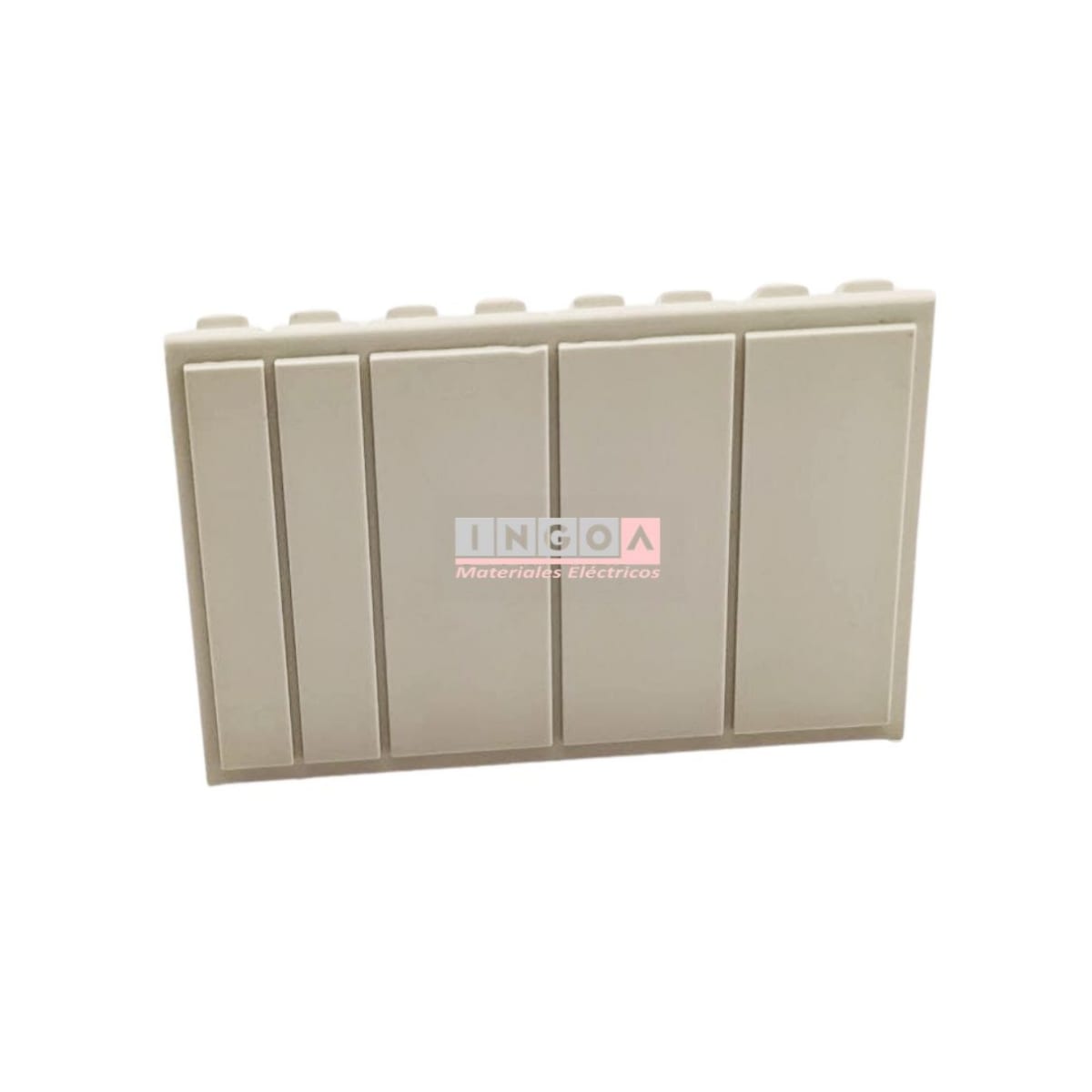 Falso Polo para Gabinete 4 Modulos Color Gris (Ral 7035)4