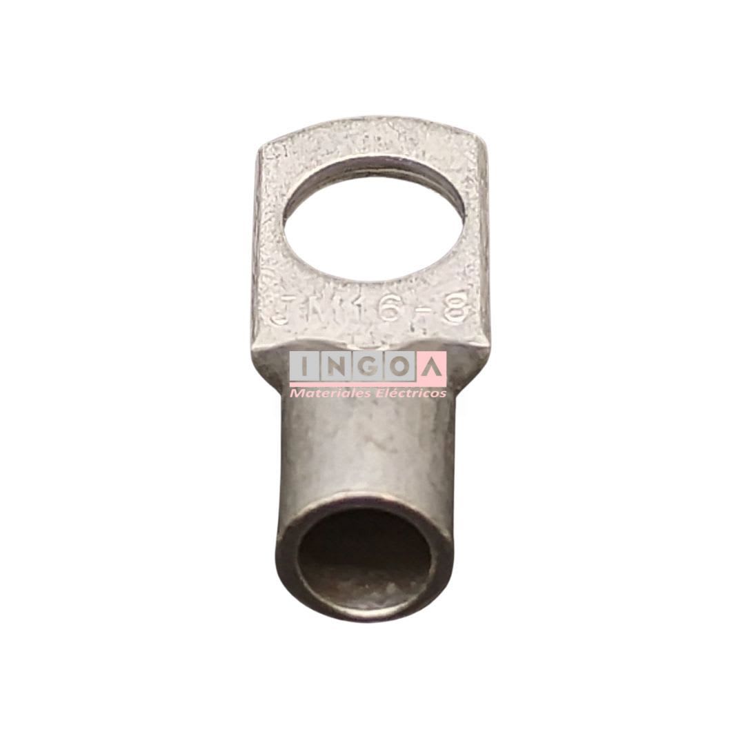 Terminal De Compresion Estandar 16mm2 (6 AWG) OJO 8MM - Vista 4