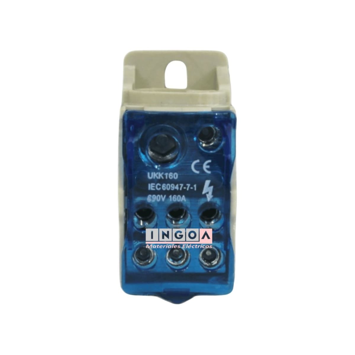 Repartidor Unipolar 7 Posic. 160A (Ocupa 2 Mod.) UKK1602