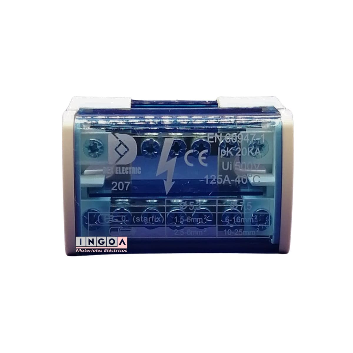 Repartidor Bipolar 7 Posic. 125A (Ocupa 4 Mod.)2