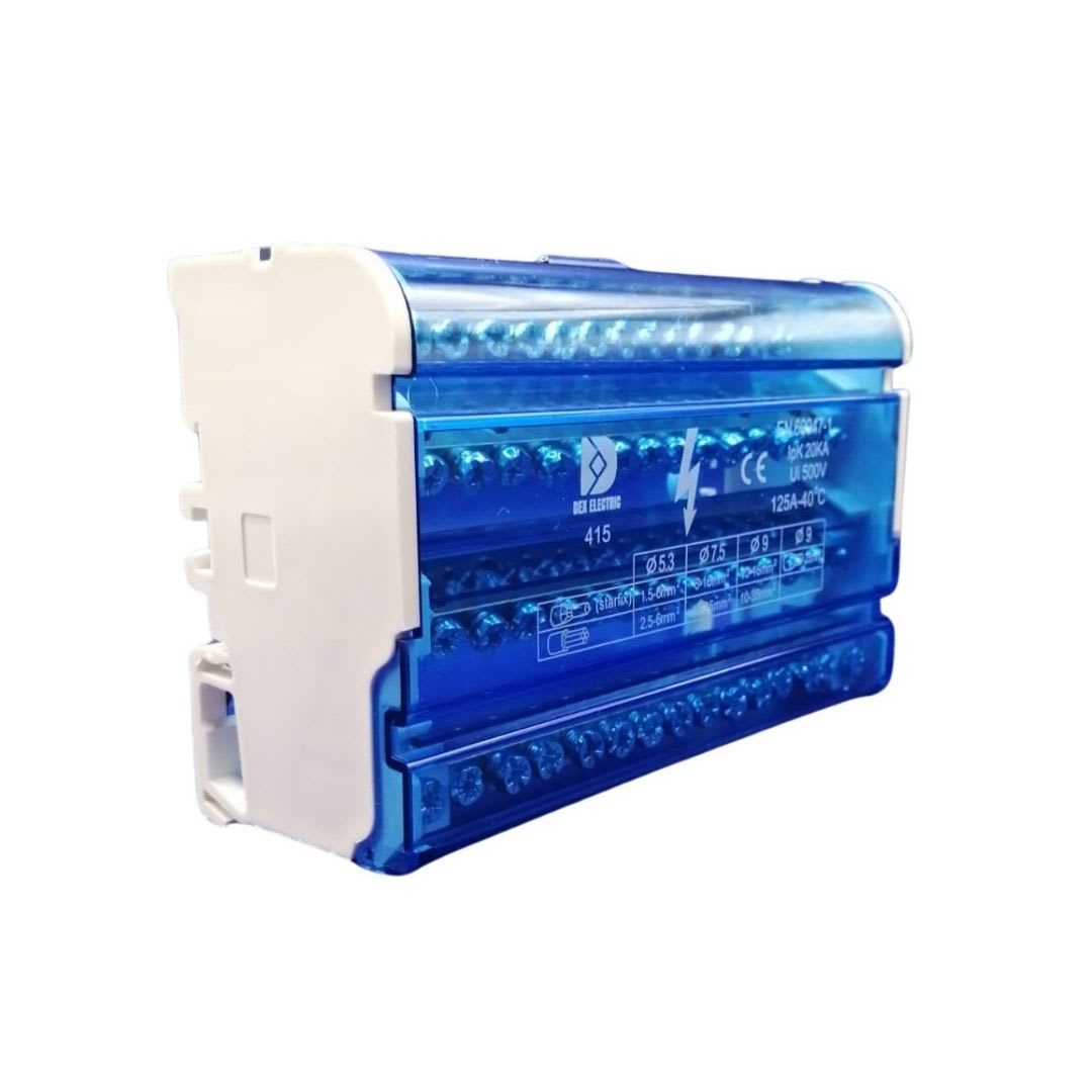 Repartidor Tetrapolar 15 Posic. 125A (Ocupa 8 Mod.) - Imagen Principal