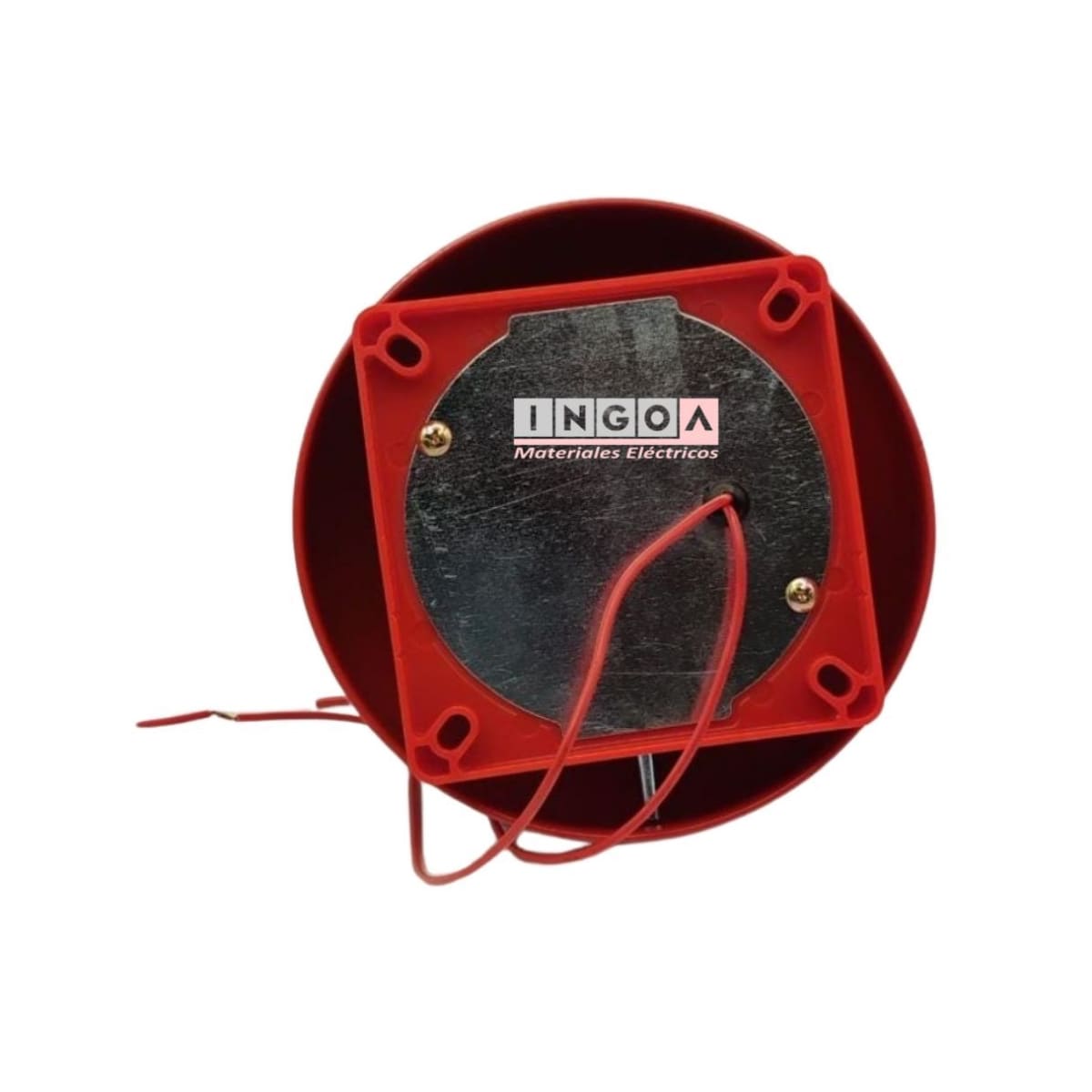 Campanilla Timbre Alarma Roja 150MM (6") 220V 95DB - Vista 2