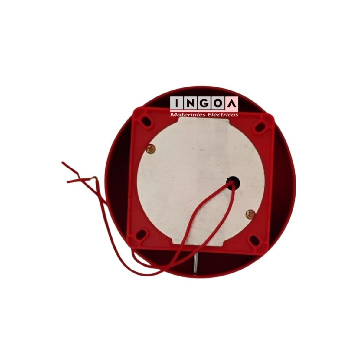 Campanilla Timbre Alarma Roja 150MM (6") 220V 95DB - Vista 3