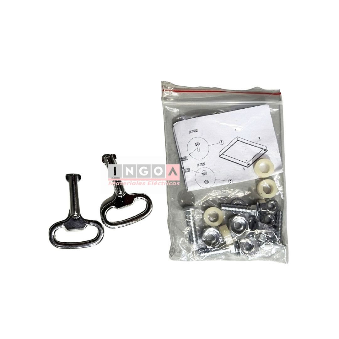 Caja de Distribucion PAU CTR 500x600x80mm Embutida Ral 70357