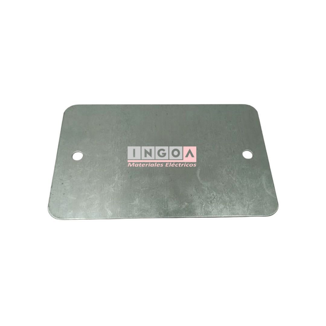 Tapa Ciega Rectangular Zincada - Vista 2
