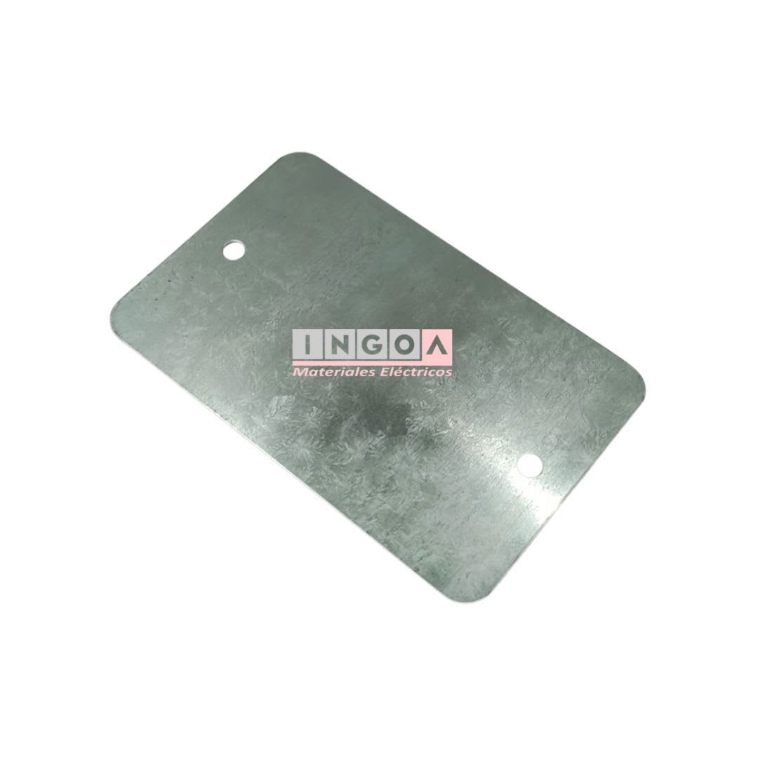 Tapa Ciega Rectangular Zincada - Vista 3