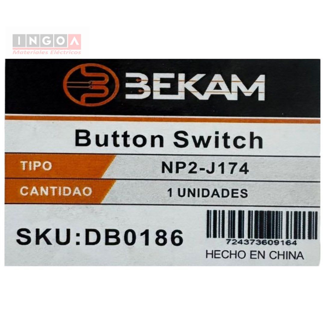Botonera de Emergencia con Retención 68x68x82 - Vista 5