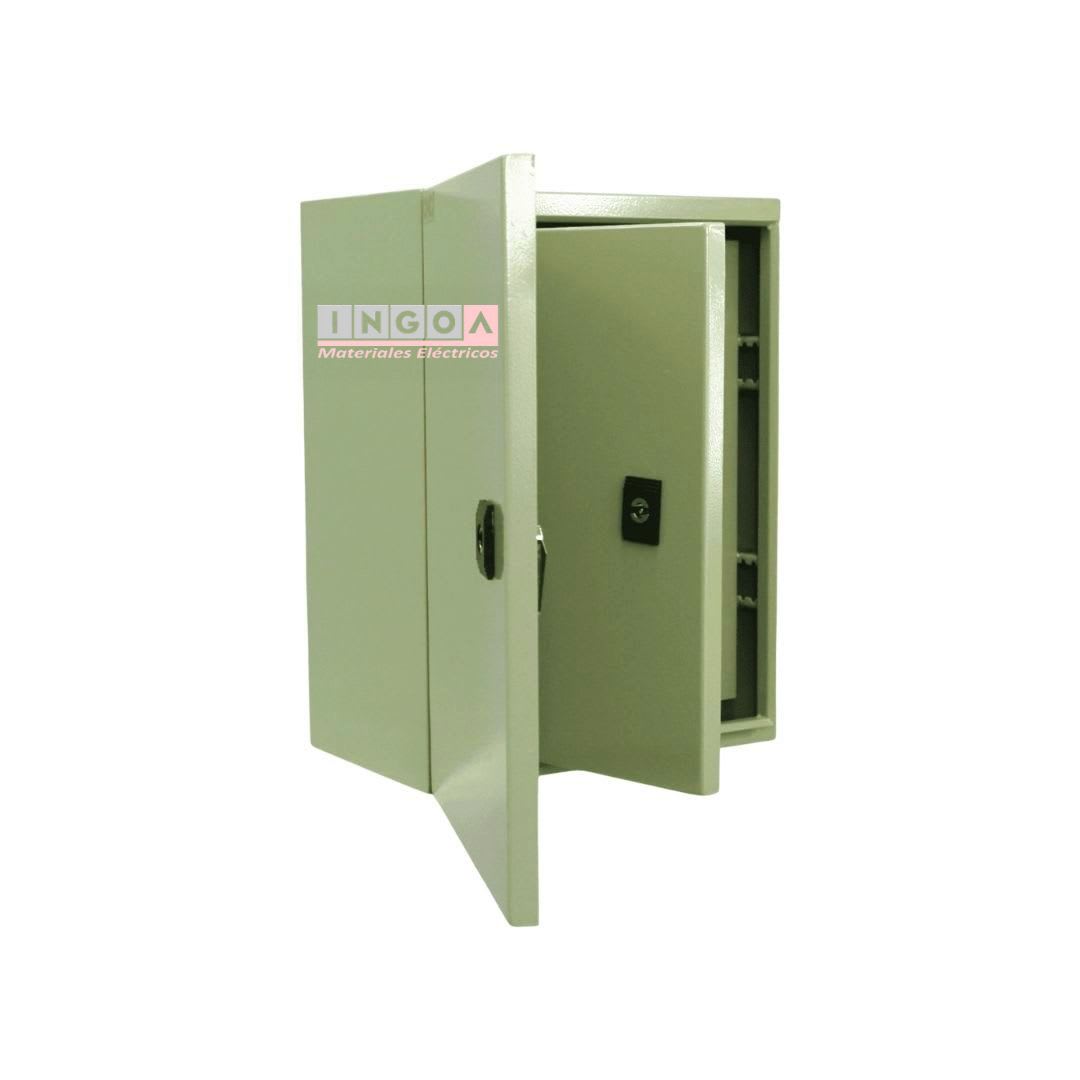 Gabinete Tablero Metalico 500x400x200mm 2 Puertas IP65 Ral 70352