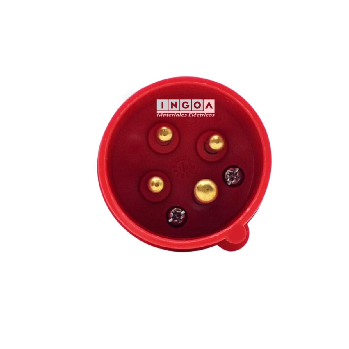 Enchufe Ind. Macho Volante 3P+T 16A 380V IP442