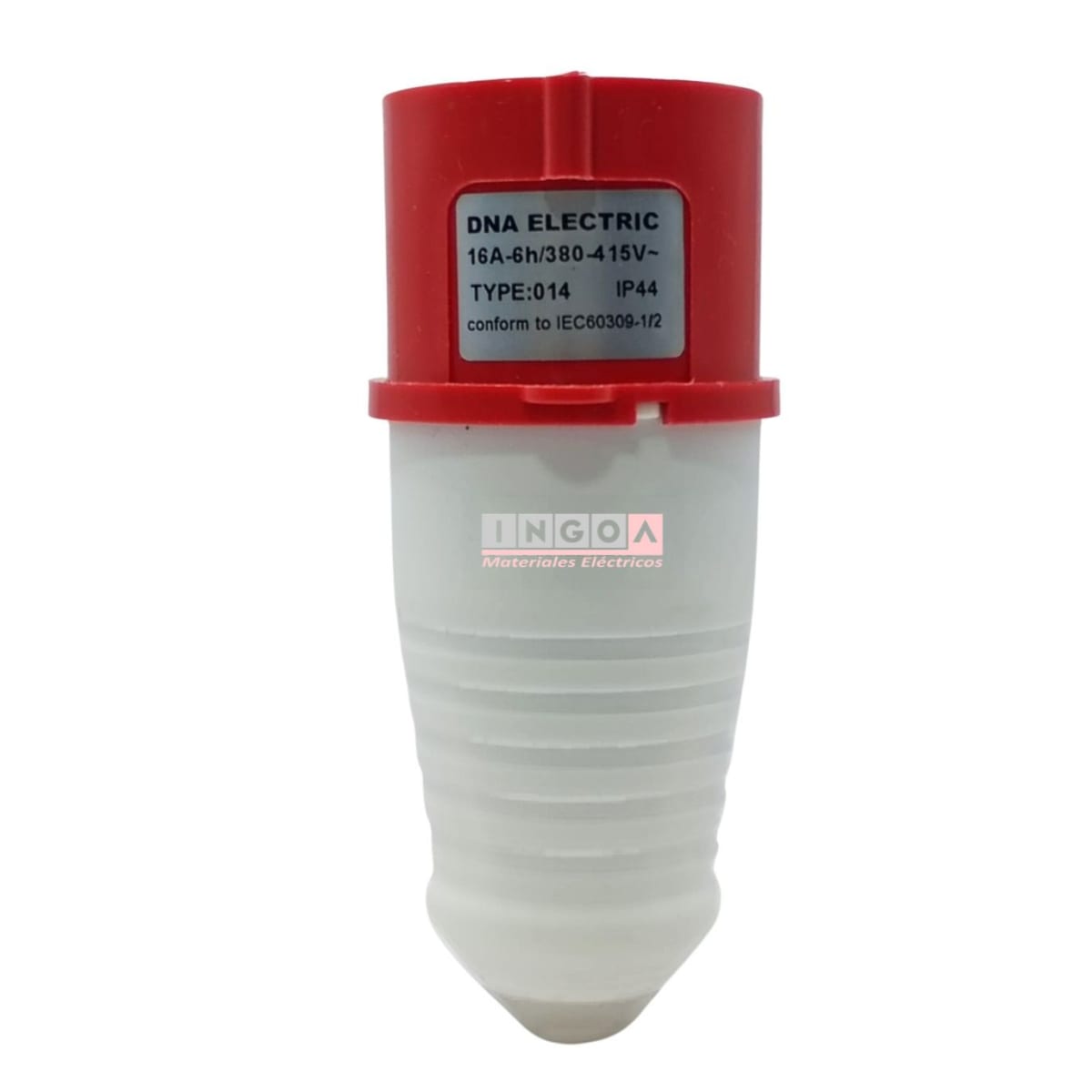Enchufe Ind. Macho Volante 3P+T 16A 380V IP445