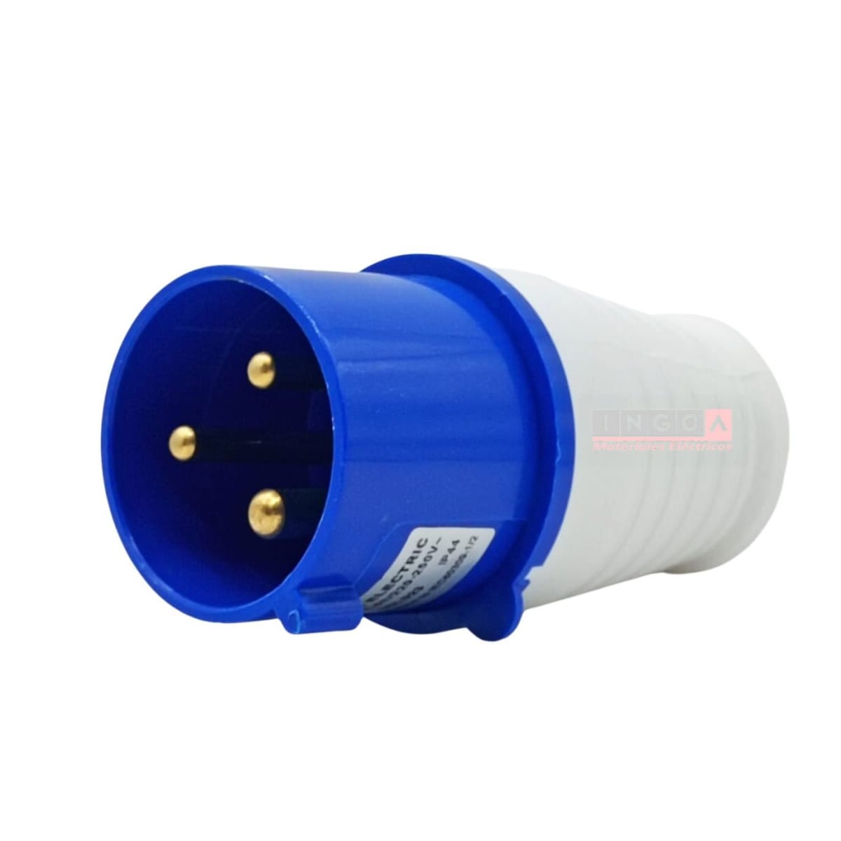 Enchufe Ind. Macho Volante 2P+T 32A 220V IP44 - Vista 2
