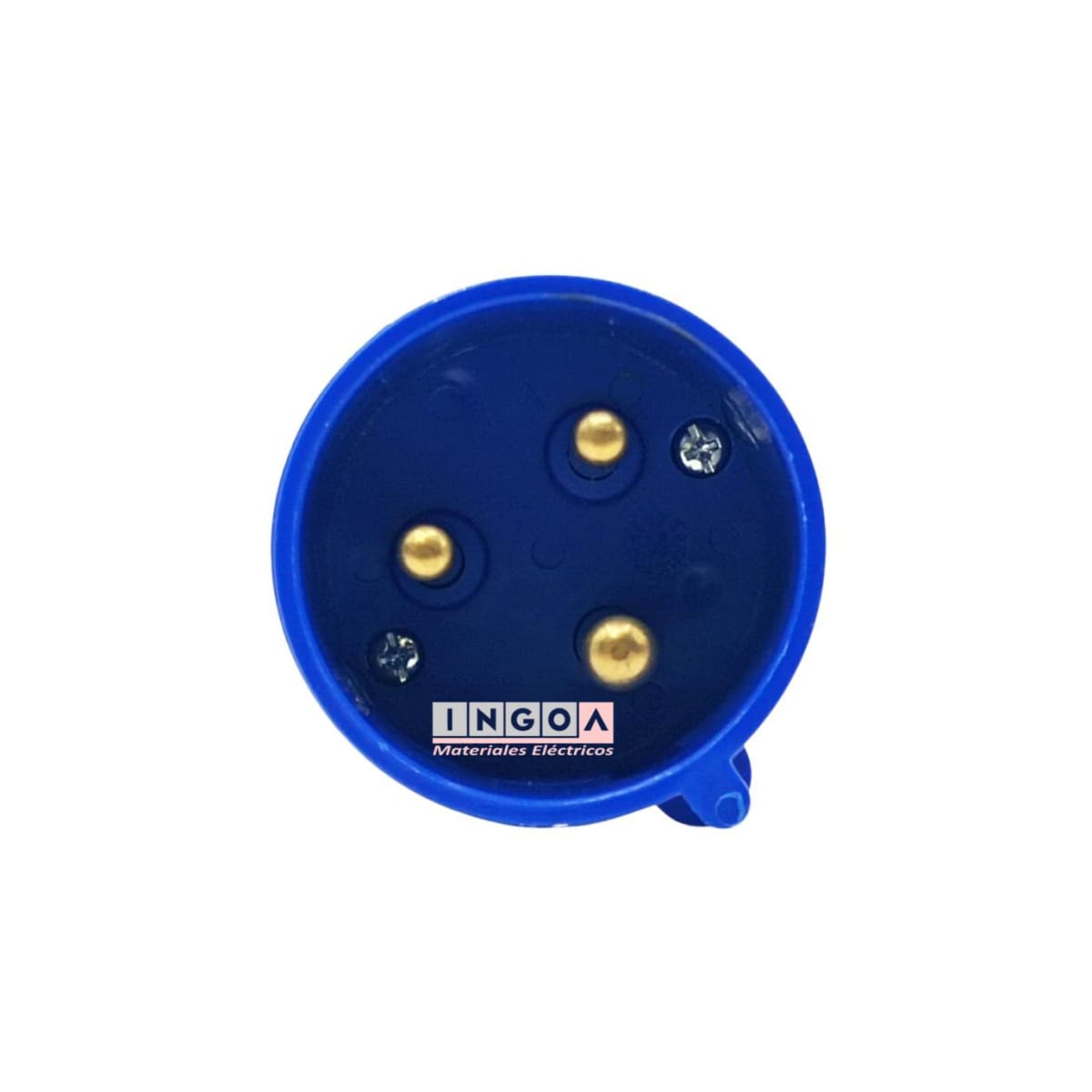 Enchufe Ind. Macho Volante 2P+T 32A 220V IP443