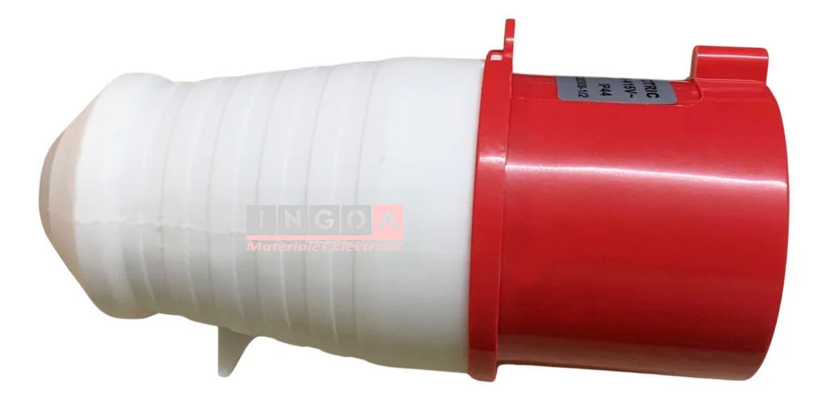 Enchufe Ind. Macho Volante 3P+T 32A 380V IP444