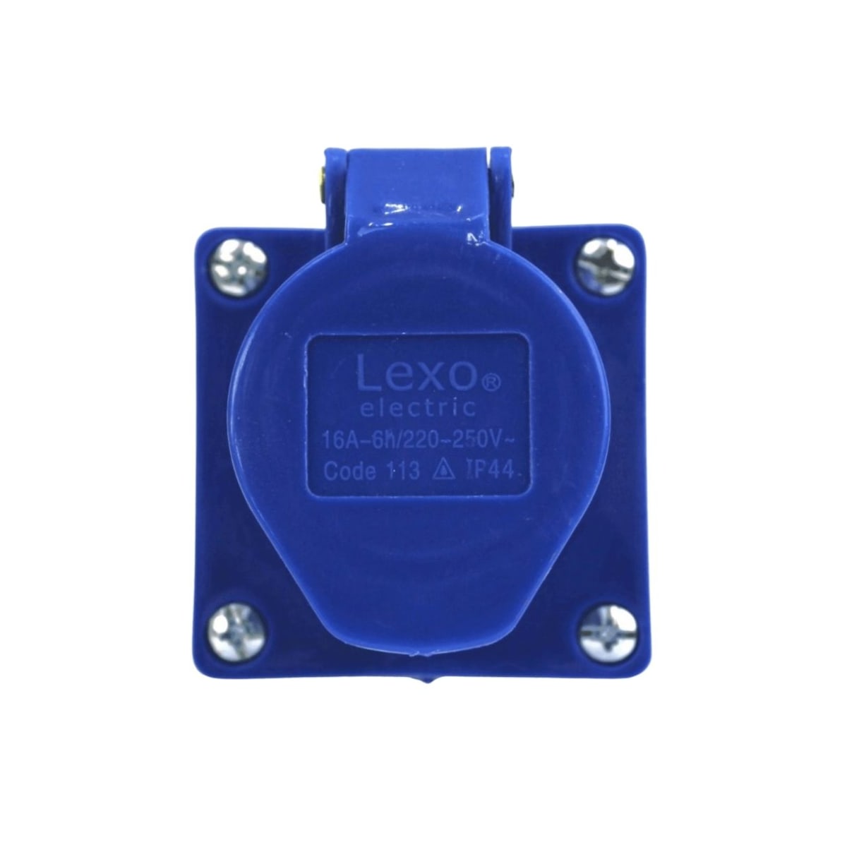 Enchufe Ind. Hembra Sobrepuesta 2P+T 16A 220V IP44 - Lexo3