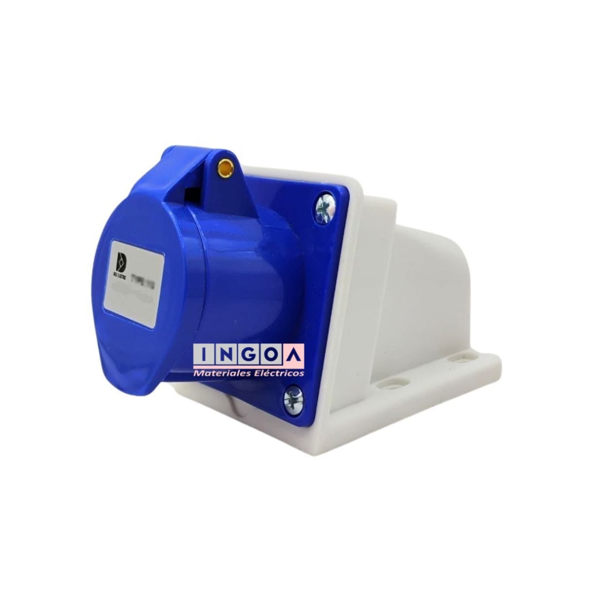 Enchufe Ind. Hembra Sobrepuesta 2P+T 32A 220V IP44 - Vista 3