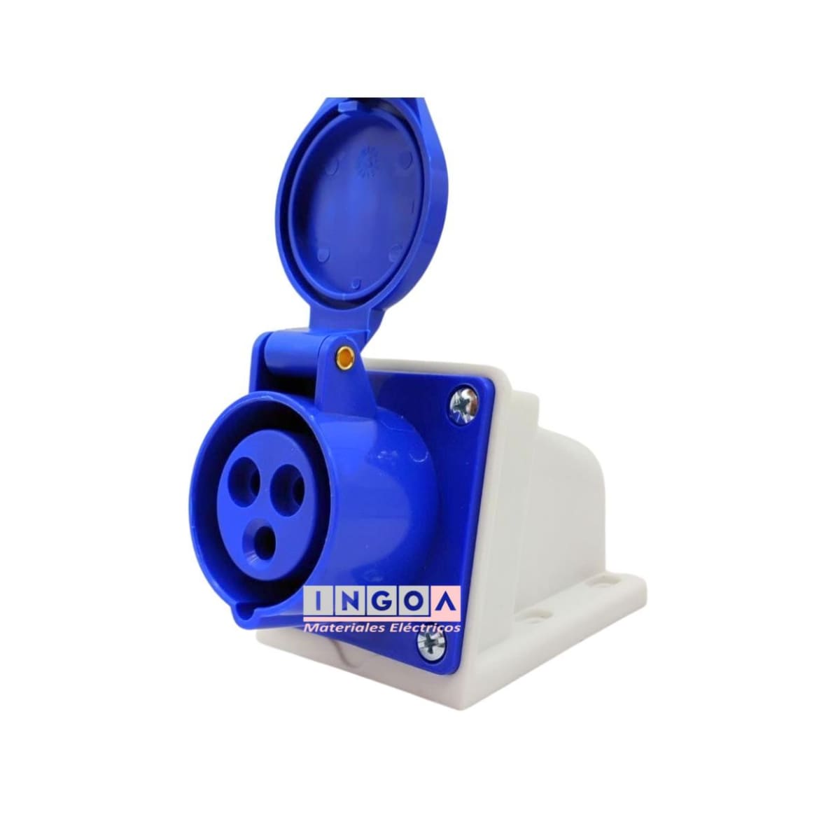 Enchufe Ind. Hembra Sobrepuesta 2P+T 32A 220V IP446