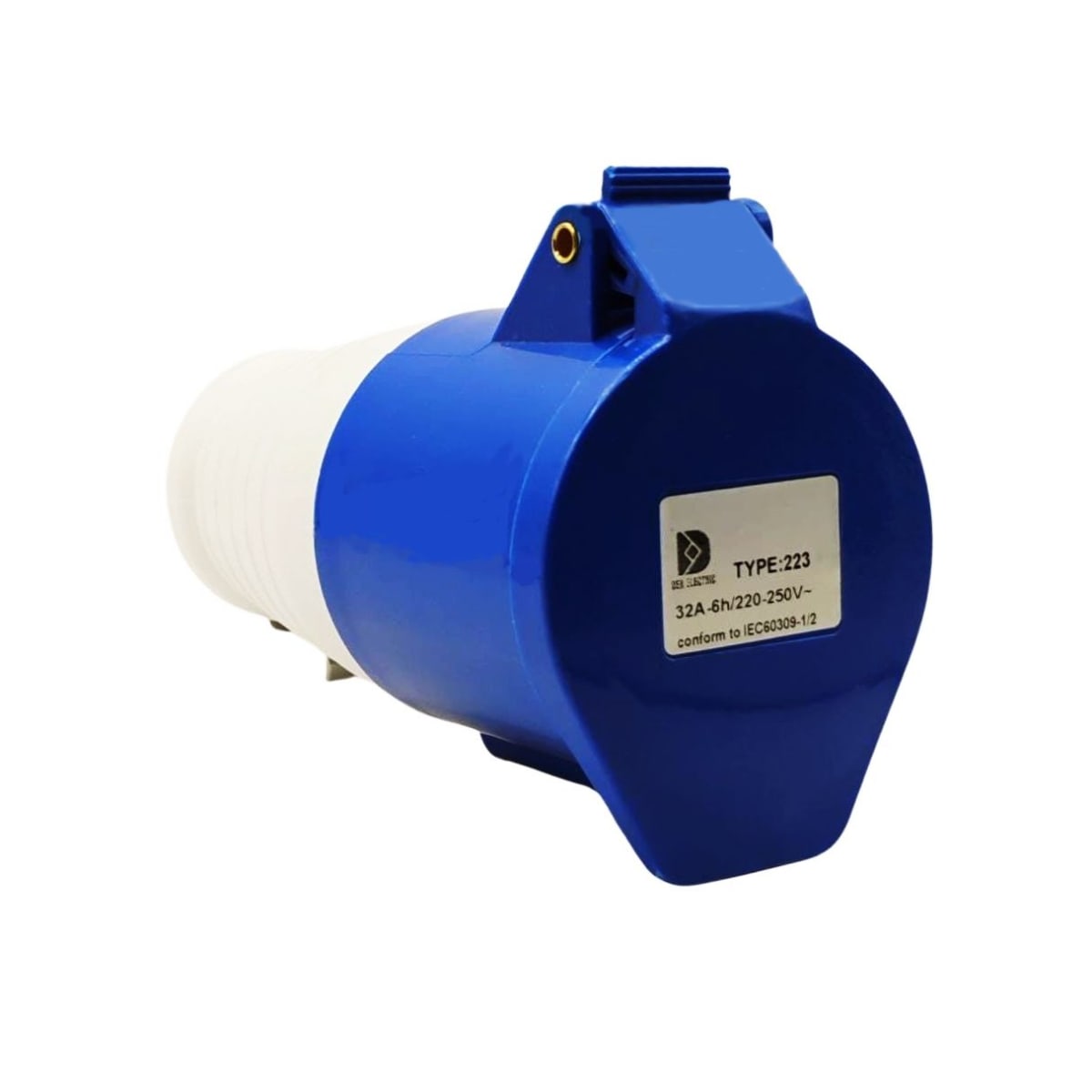 Enchufe Ind. Hembra Volante 2P+T 32A 220V IP44 0