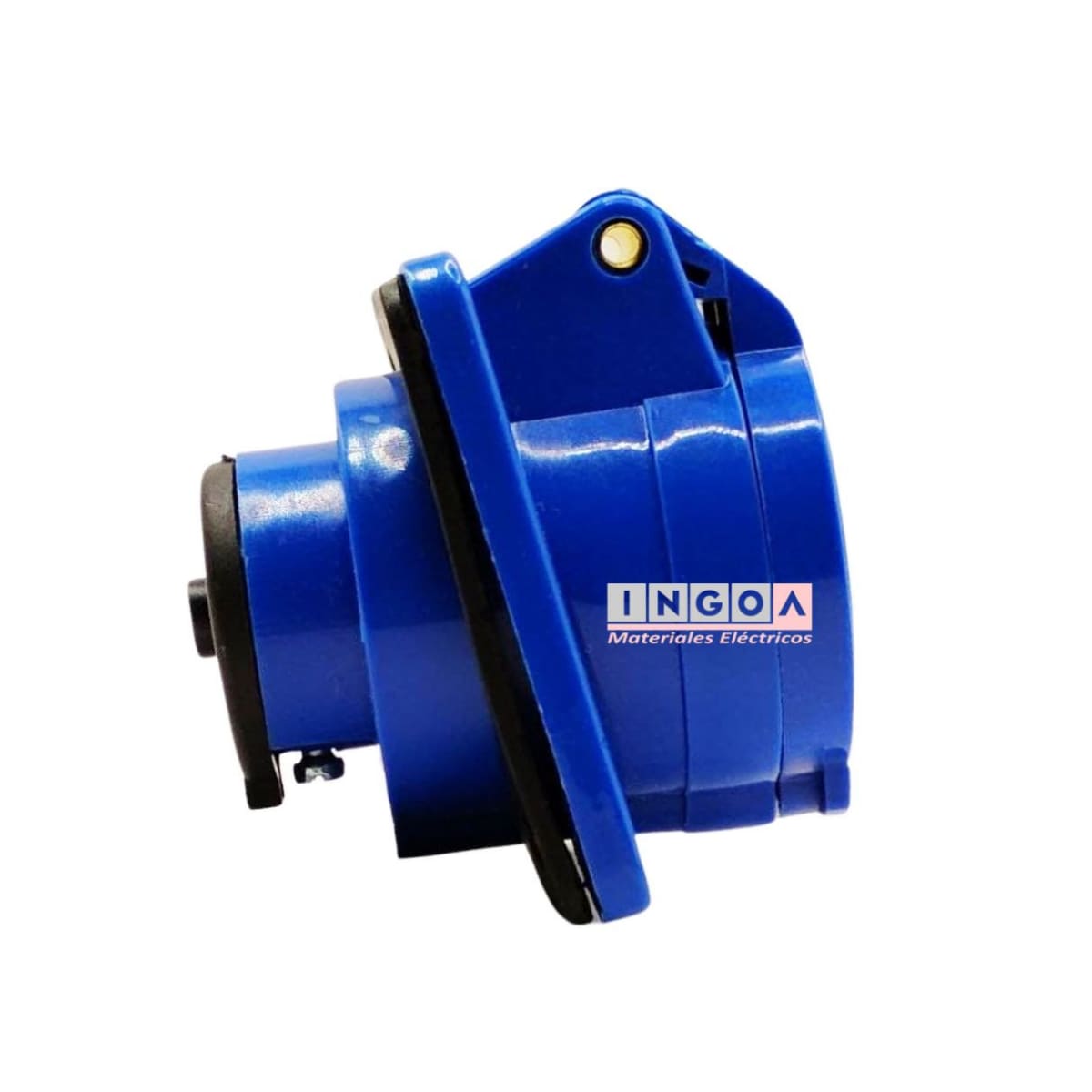 Enchufe Ind. Hembra Embutida 2P+T 16A 220V IP447