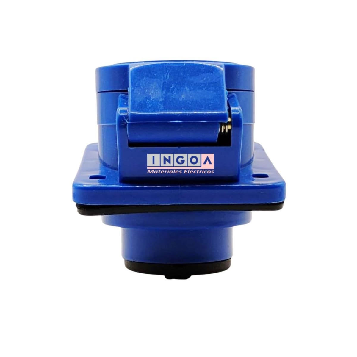 Enchufe Ind. Hembra Embutida 2P+T 16A 220V IP449