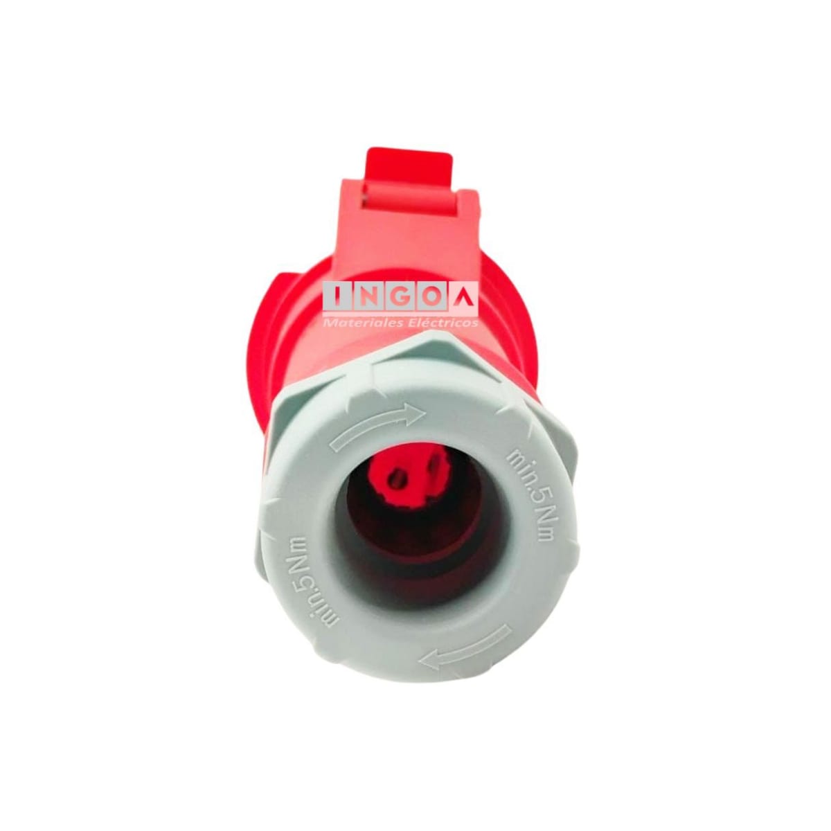 Enchufe Ind. Hembra Volante 3P+T 32A 380V IP44 - Tibox10