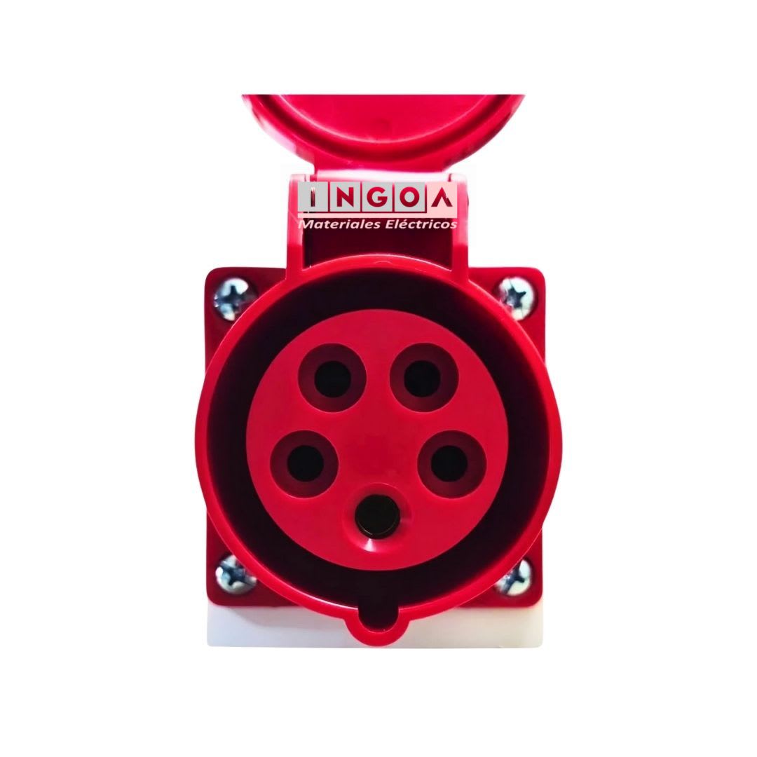 Enchufe Ind. Hembra Sobrepuesta 3P+N+T 16A 380V IP442