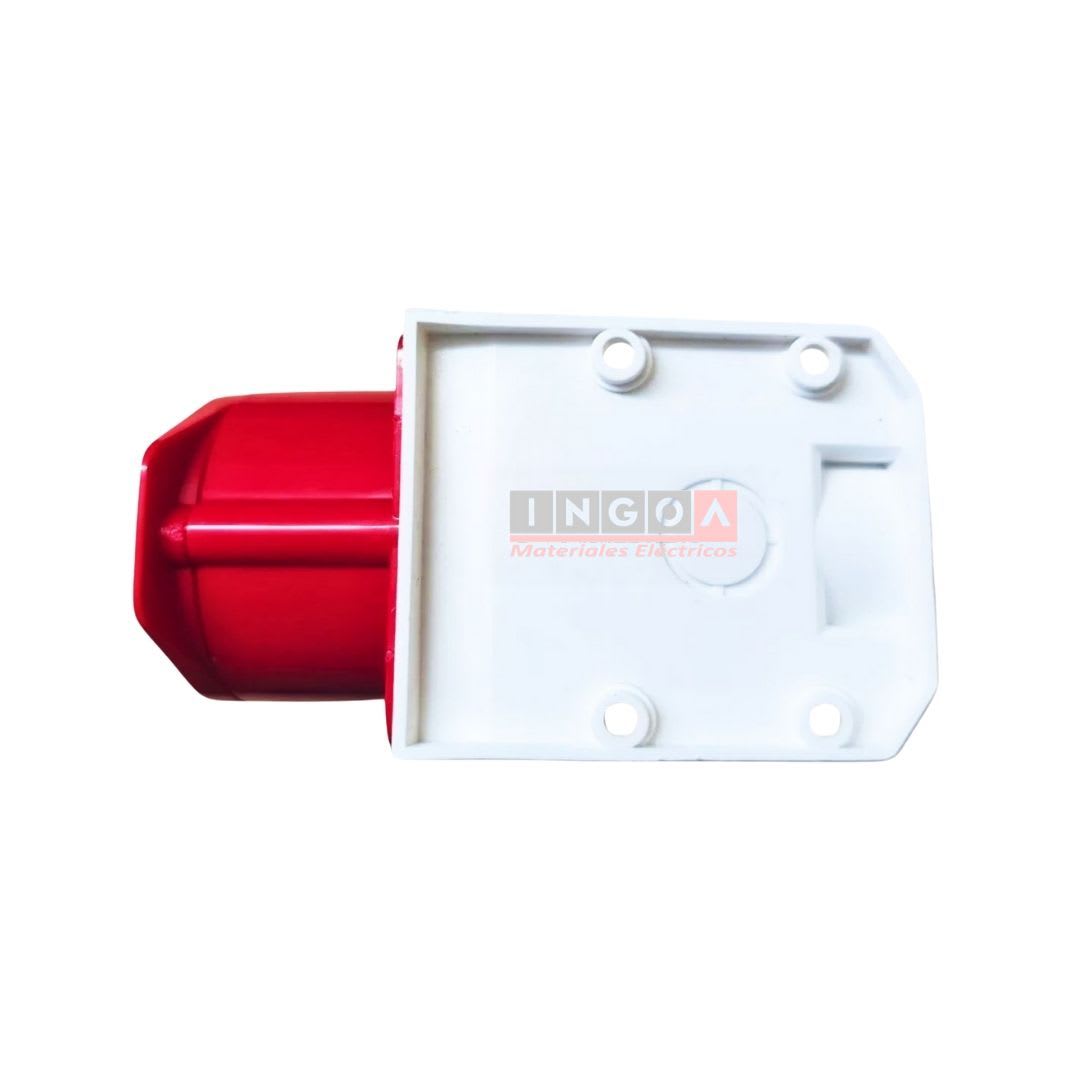 Enchufe Ind. Hembra Sobrepuesta 3P+N+T 16A 380V IP447