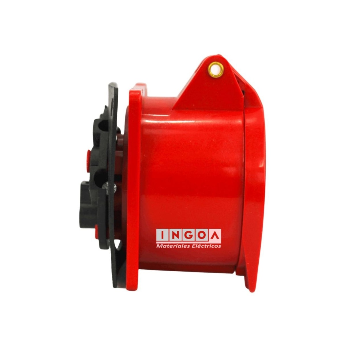 Enchufe Ind. Hembra Embutida 3P+N+T 16A 380V IP44 - Lexo - Vista 4