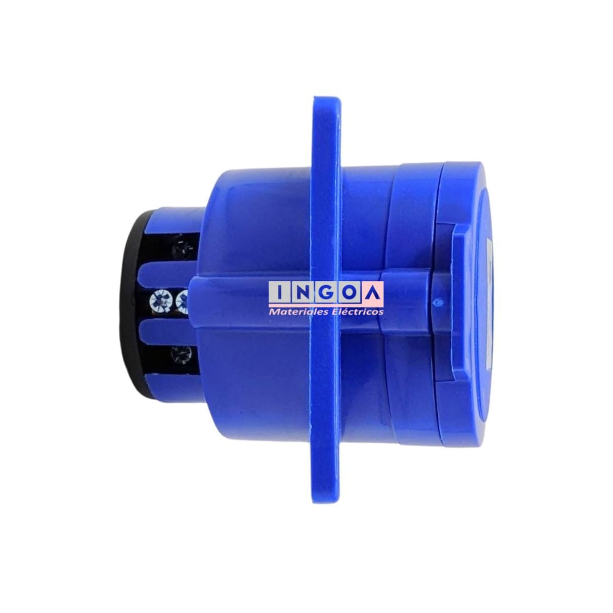 Enchufe Ind. Hembra Embutida 2P+T 32A 220V IP44 - Vista 9