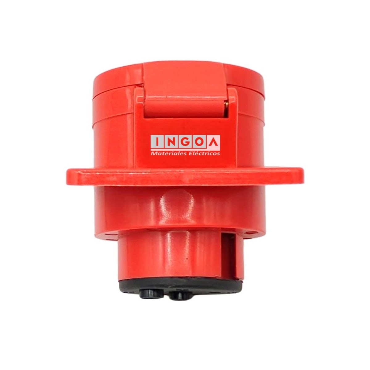 Enchufe Ind. Hembra Embutida 3P+T 32A 380V IP449