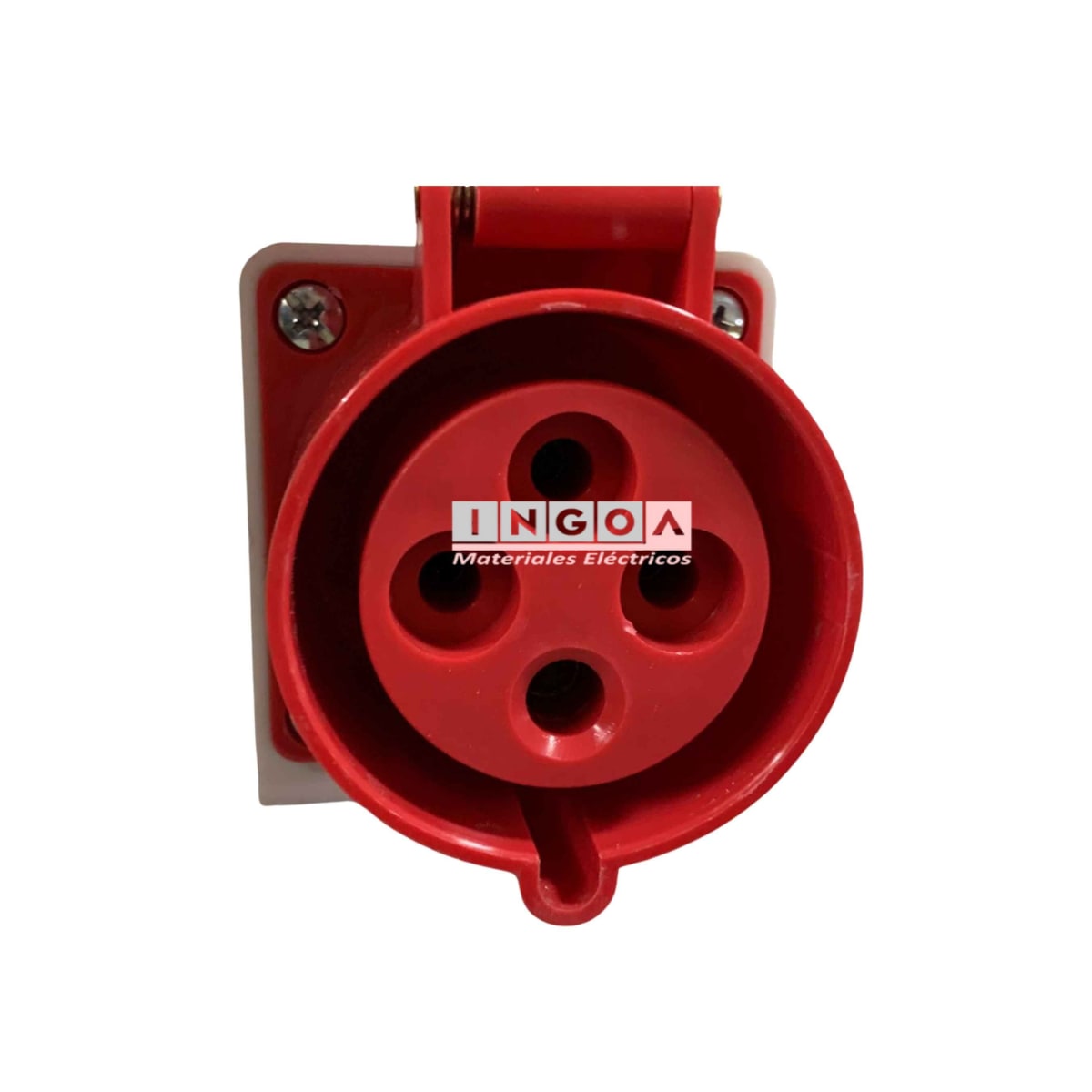 Enchufe Ind. Hembra Sobrepuesta 3P+T 32A 380V IP444