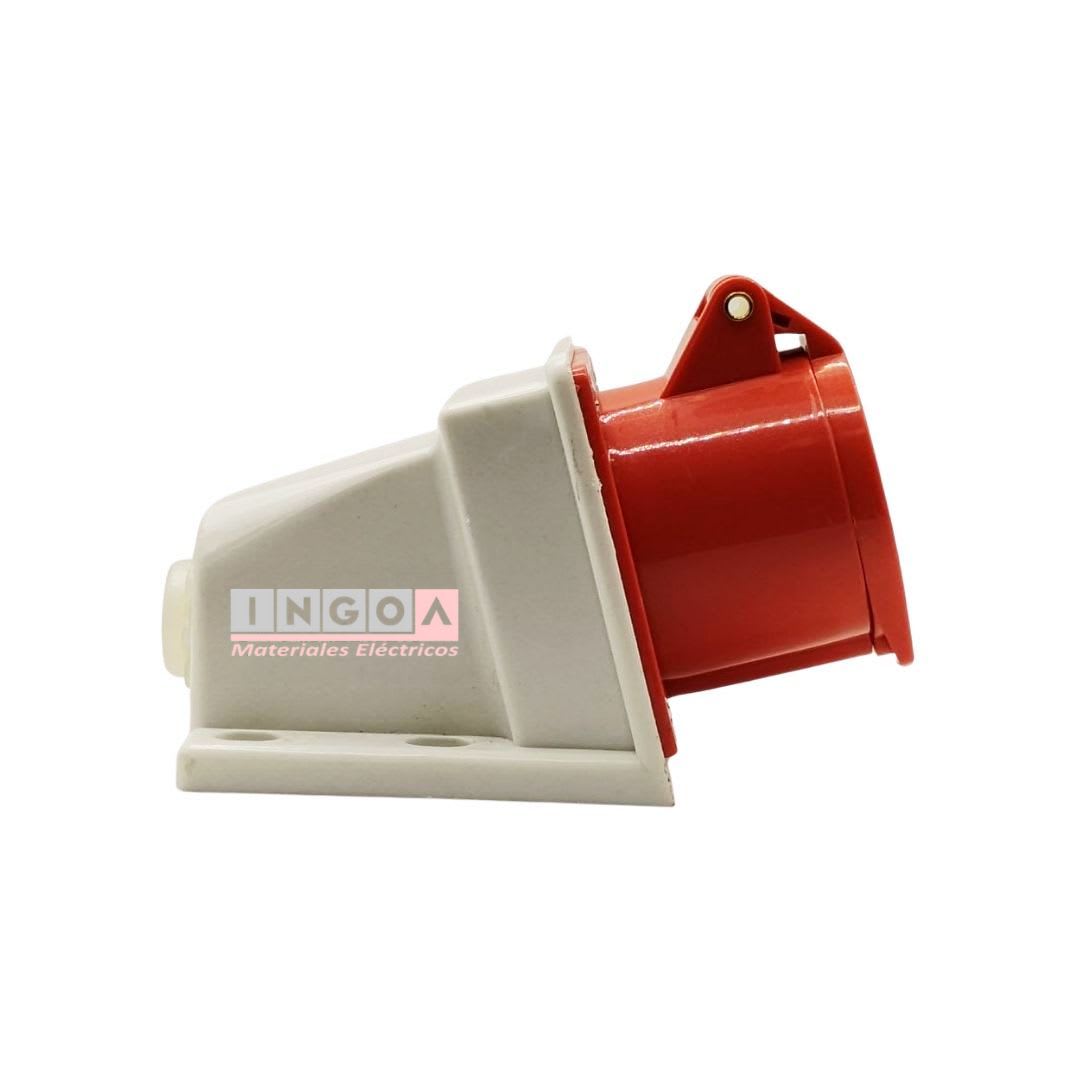 Enchufe Ind. Hembra Sobrepuesta 3P+T 16A 380V IP445