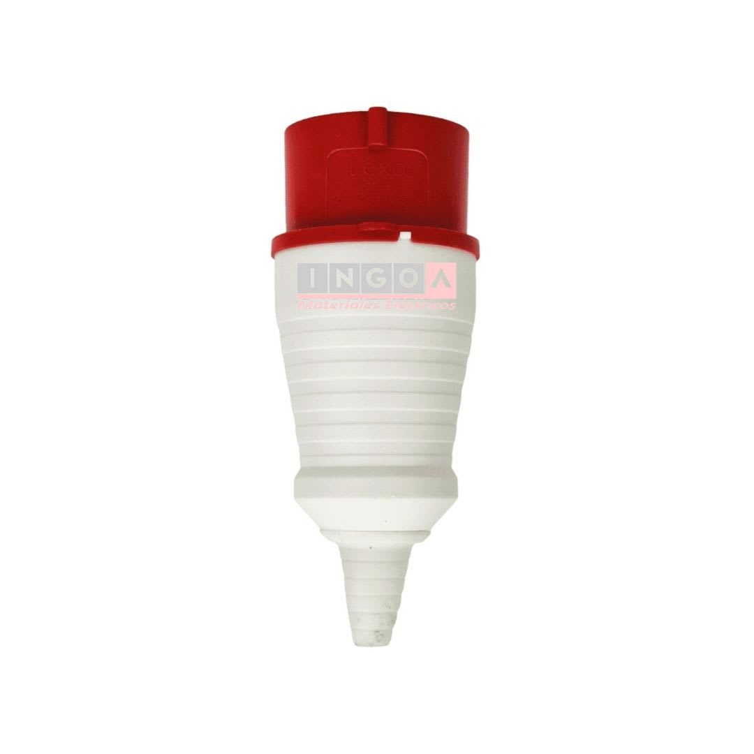 Enchufe Ind. Macho Volante 3P+N+T 16A 380V IP44 - Lexo3