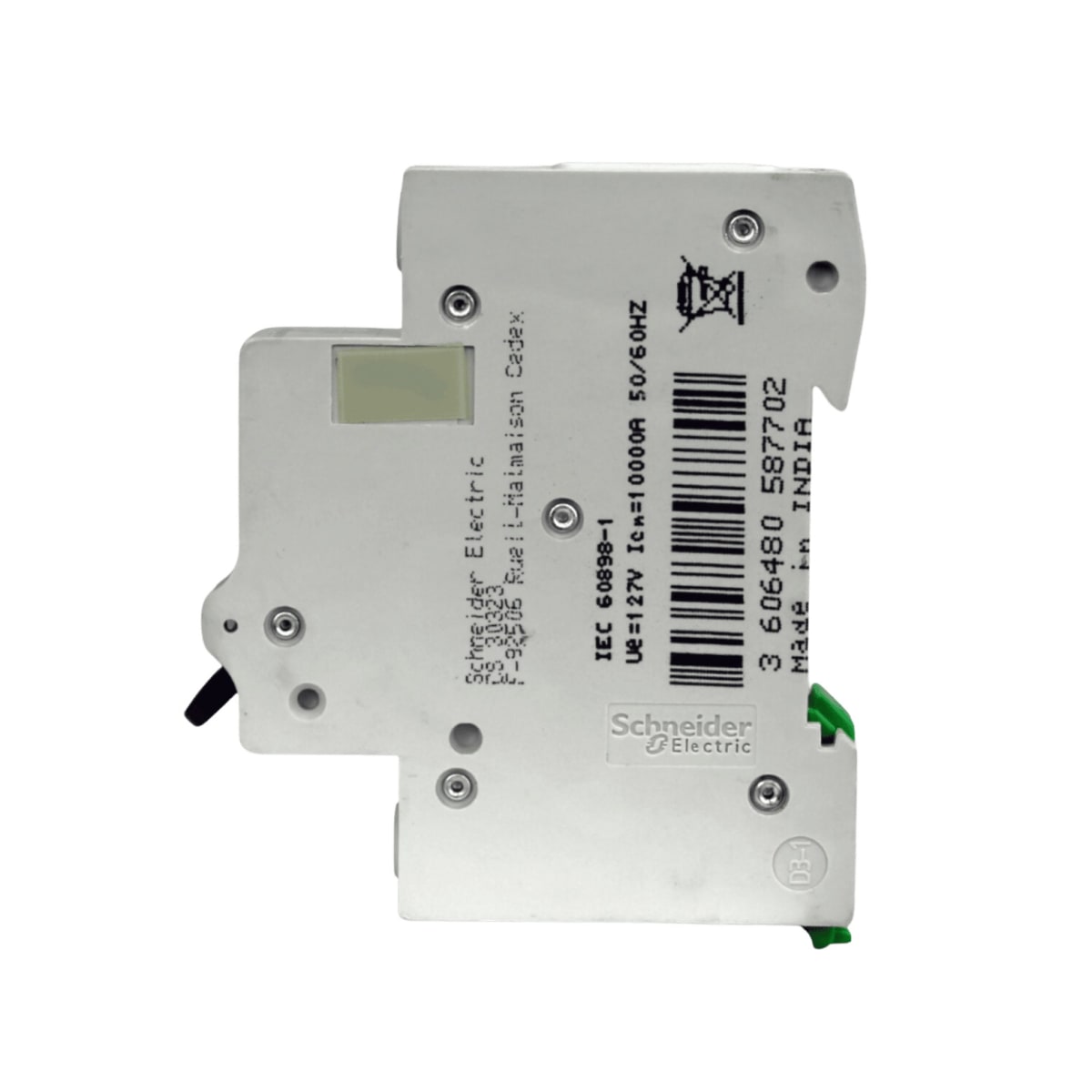 Int. Automatico Schneider EASY9 - 1x63A 6KA C - EZ9F56163 - Vista 3