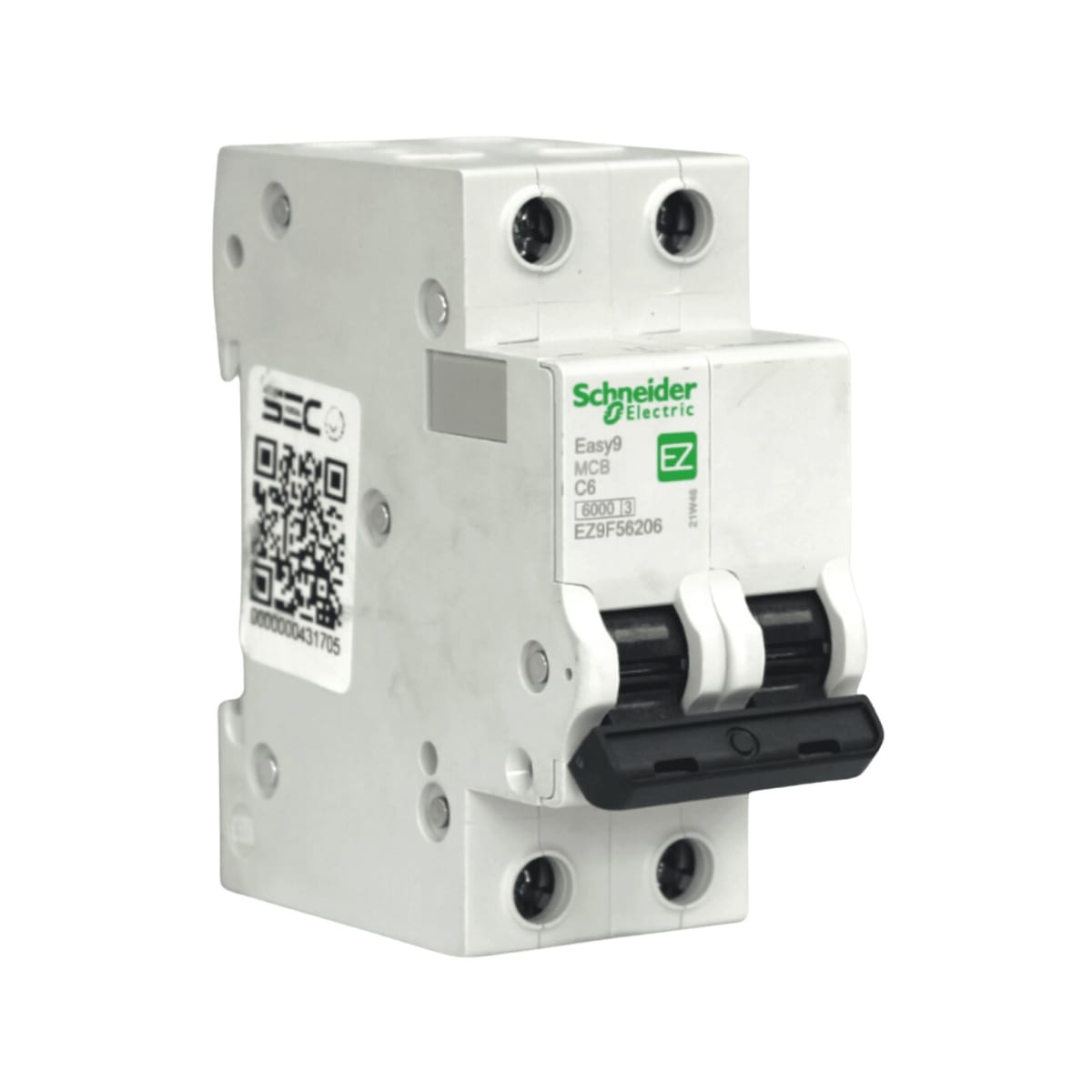Int. Automatico Schneider EASY9 - 2x6A 6KA C - EZ9F56206 - Imagen Principal