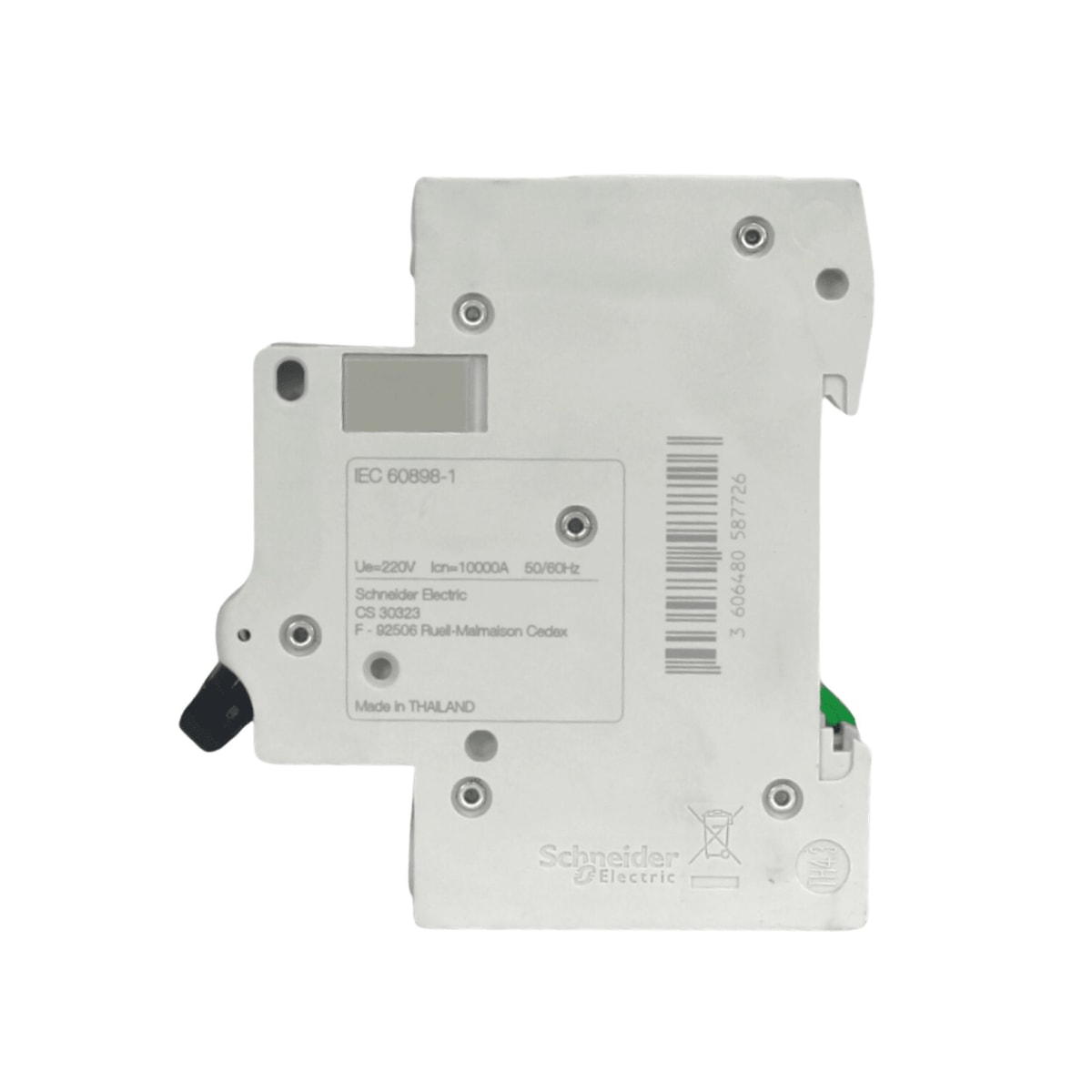 Int. Automatico Schneider EASY9 - 2x10A 6KA C - EZ9F56210 - Vista 3