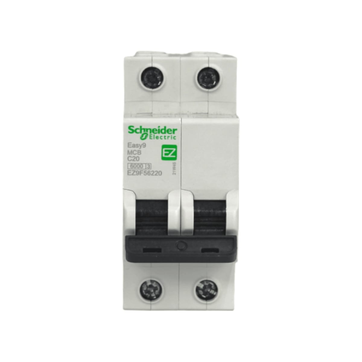 Int. Automatico Schneider EASY9 - 2x20A 6KA C - EZ9F562202