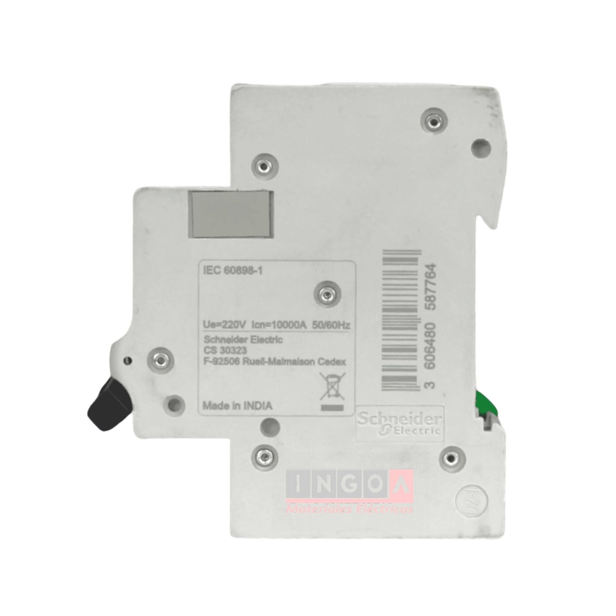 Int. Automatico Schneider EASY9 - 2x32A 6KA C - EZ9F56232 - Vista 3