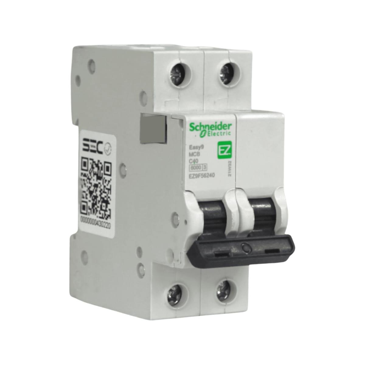Int. Automatico Schneider EASY9 - 2x40A 6KA C - EZ9F56240 - Vista 7