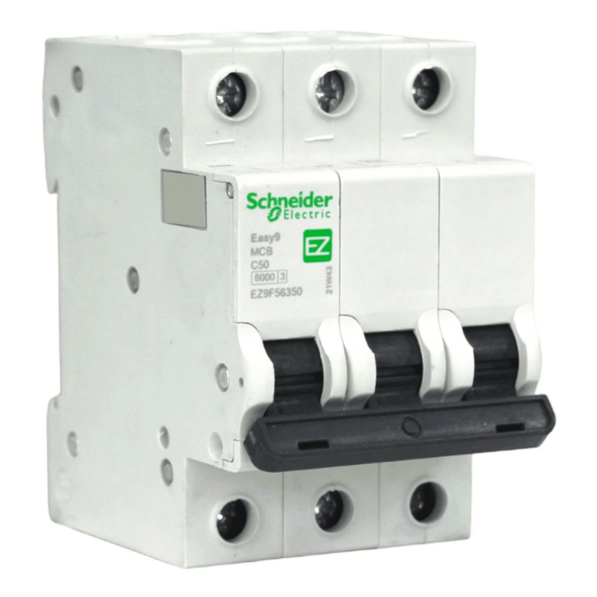 Int. Automatico Schneider EASY9 - 3x50A 6KA C - EZ9F56350 - Imagen Principal
