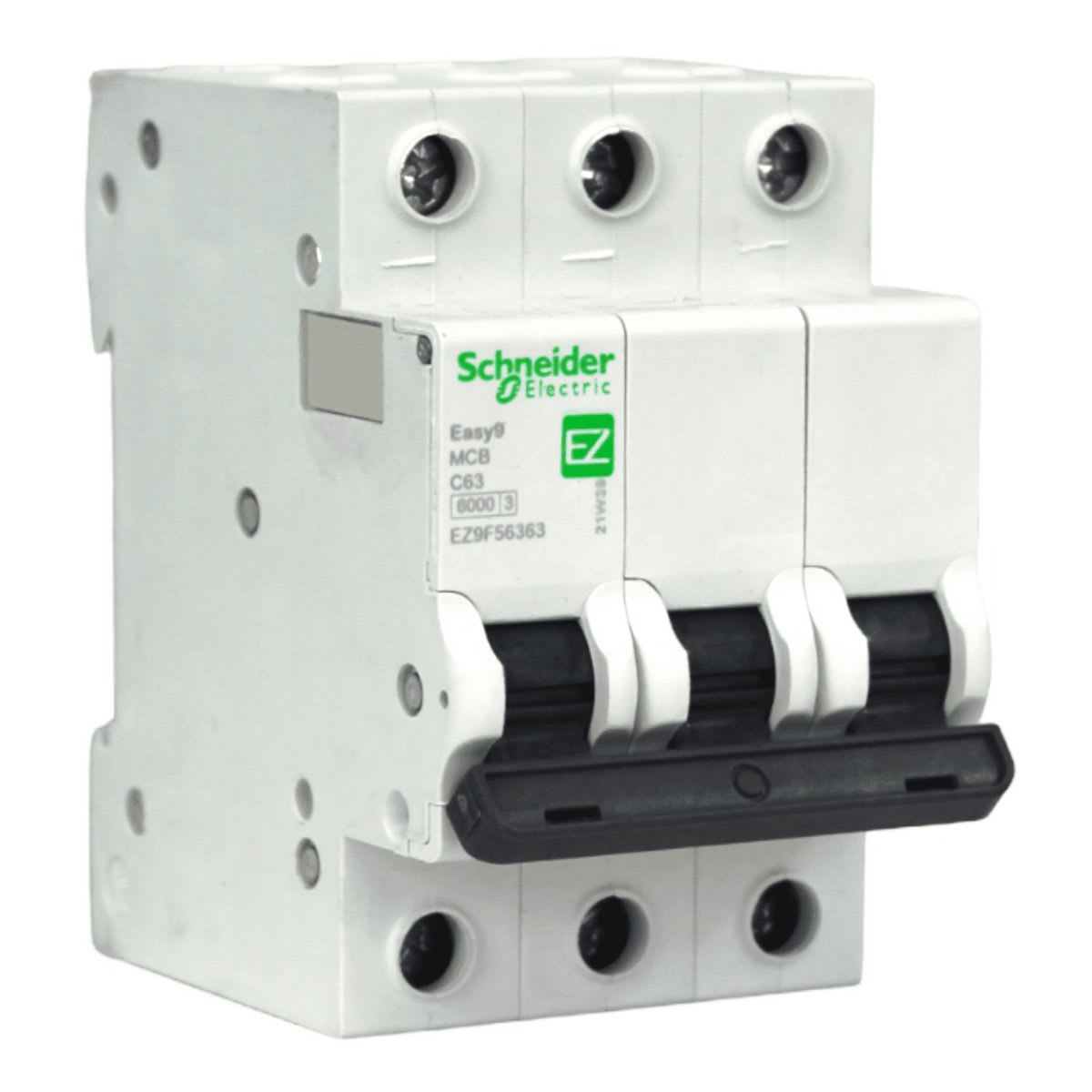Int. Automatico Schneider EASY9 - 3x63A 6KA C - EZ9F56363 0