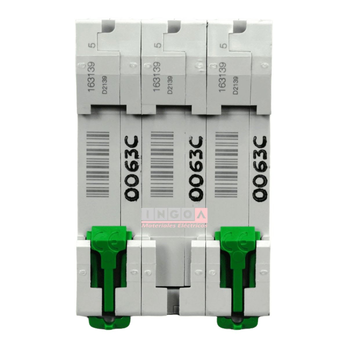 Int. Automatico Schneider EASY9 - 3x63A 6KA C - EZ9F56363 - Vista 7
