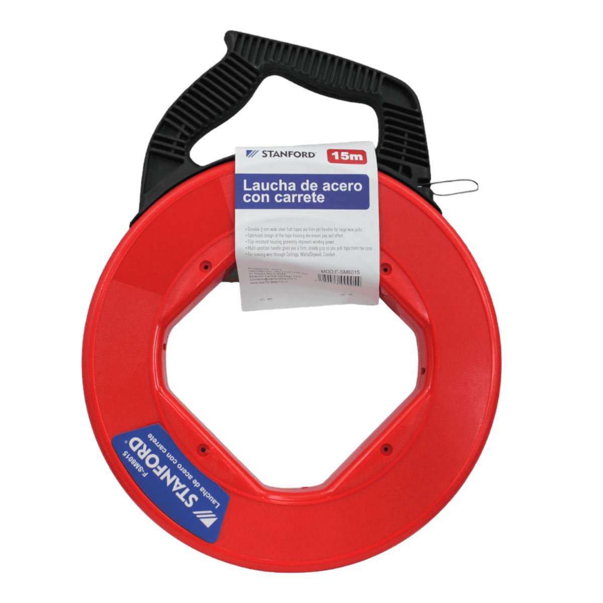 Laucha Pasacable de Acero de 3mm x 15Mts C/Carrete Stanford - Imagen Principal