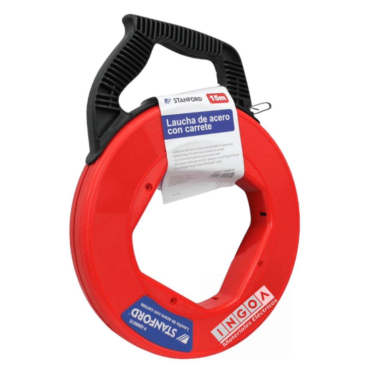 Laucha Pasacable de Acero de 3mm x 15Mts C/Carrete Stanford2