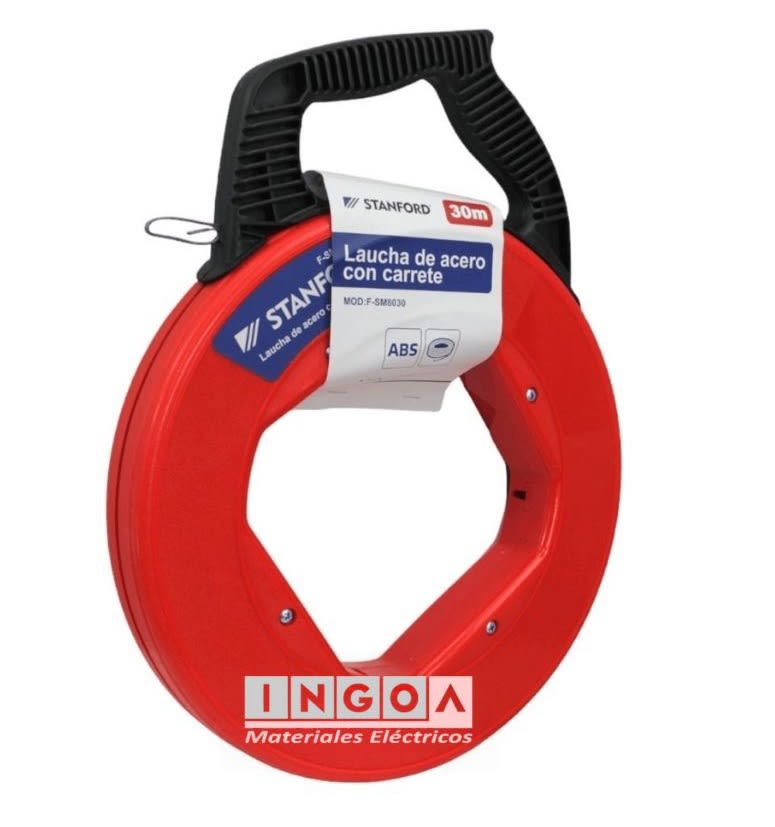 Laucha Pasacable de Acerode 3mm x 30Mts C/Carrete Stanford2