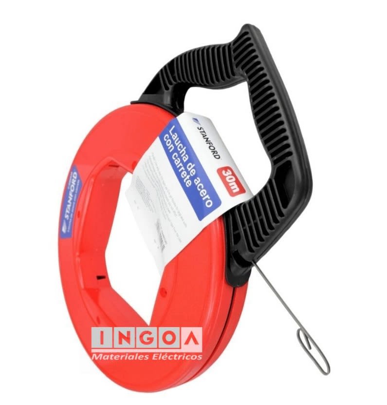 Laucha Pasacable de Acerode 3mm x 30Mts C/Carrete Stanford3