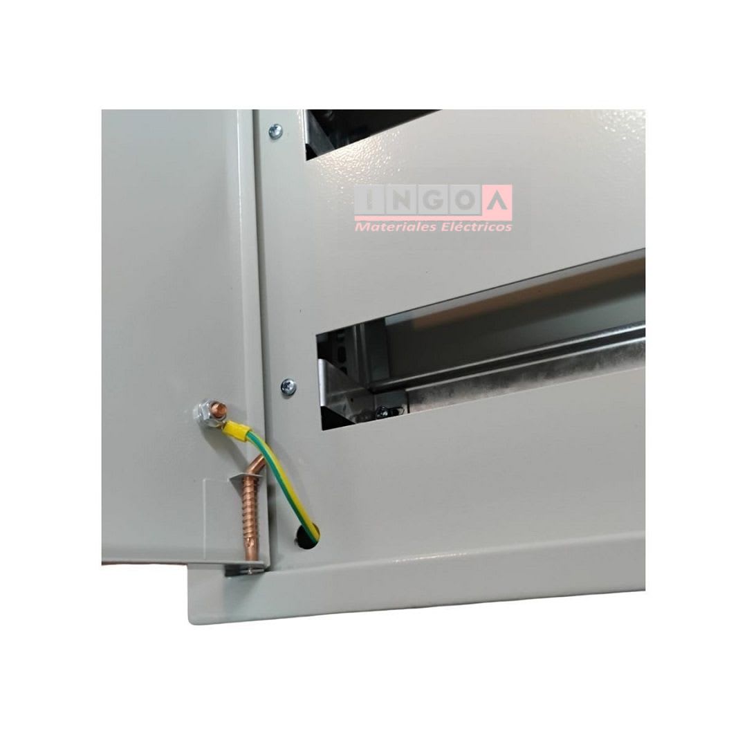 Tablero Metalico Sobrepuesto 18 Modulos IP41 Ral7032 - Vista 4